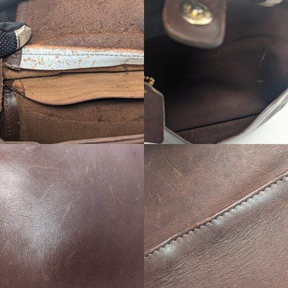 COACH Vintage Leather Costa Rica Handmade Shoulder Bag - Picture 11 of 15